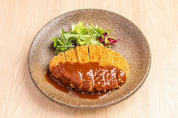 포토 JPG 접시 음식 채소 사람없음 샐러드 소스 돈가스 일본음식 국내포토 식기 양념 커틀릿 파일형식