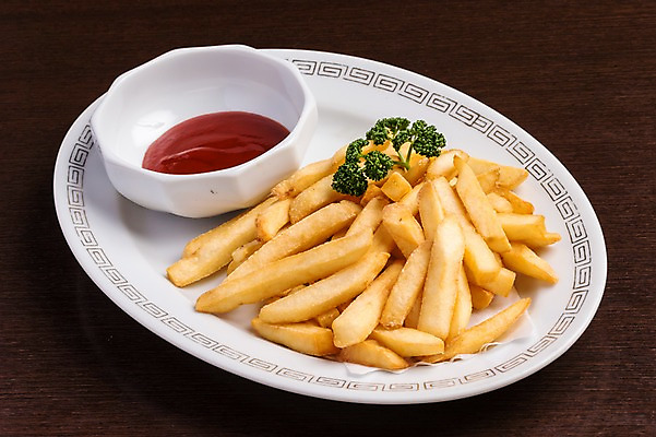 포토 JPG 접시 음식 서양음식 파슬리 근접촬영 사람없음 감자튀김 케첩 국내포토 식기 뷰포인트 채소 감자 튀김 소스_음식 파일형식