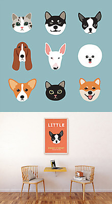 액자 의자 일러스트 탁자 사람없음 반려동물 인테리어 세트 라벨 고양이 닥스훈트 심볼 불테리어 동물병원 진돗개 반려 보스턴테리어 애견샵 애완동물가게 웰시코기 목업 시바견 비숑프리제 브랜딩 국내일러스트 AI파일 동물 디자인 가구 포유류 프레임 병원 상점 개 테리어 파일형식 벡터