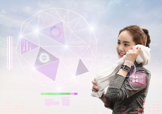 PSD 구름 편집 편집이미지 우먼라이프 여자 다이어트 하늘 한명 웃음 상반신 20대 성인 옆모습 운동복 수건 운동 뷰티 한국인 홀로그램 의료성형뷰티 4차산업 이미지편집 자연요소 1 라이프스타일 옷 산업 뷰포인트 표정 건강 사람 동양인 청년 위생용품 파일형식