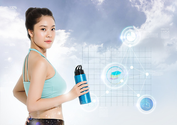 PSD 구름 편집 편집이미지 우먼라이프 여자 다이어트 하늘 한명 들기 상반신 20대 성인 옆모습 운동복 운동 뷰티 한국인 물병 홀로그램 의료성형뷰티 성인여자한명만 4차산업 이미지편집 자연요소 1 라이프스타일 옷 산업 뷰포인트 모션 건강 사람 동양인 청년 물통 여자한명만 성인여자만 파일형식