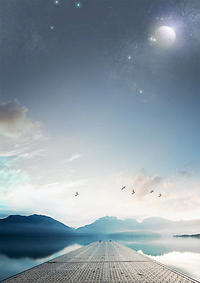 PSD 구름 편집 편집이미지 여행 조류 하늘 산 물그림자 풍경 사람없음 강 달 선창가 가교 이미지편집 자연요소 동물 건축물 그림자 파일형식