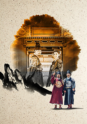 PSD 편집 편집이미지 직업 여자 남자 40대 캘리그라피 서기 웃음 여러명 성인 한국인 가리킴 역사 60대 왕 조선시대 여왕 곤룡포 중전의상 성인만 사극 이미지편집 전통 노년 중년 다수 모션 표정 사람 동양인 손짓 전통의상 한복 파일형식