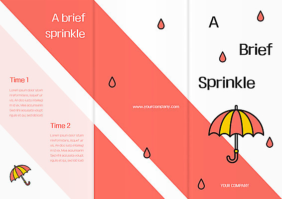 템플릿 표지디자인 북디자인 출판디자인 표지 리플렛 북커버 우산 3단접지 자연 날씨 팜플렛 사람없음 환경 비 빗방울 이미지템플릿 AI파일 자연요소 비_날씨 생태계 파일형식 벡터