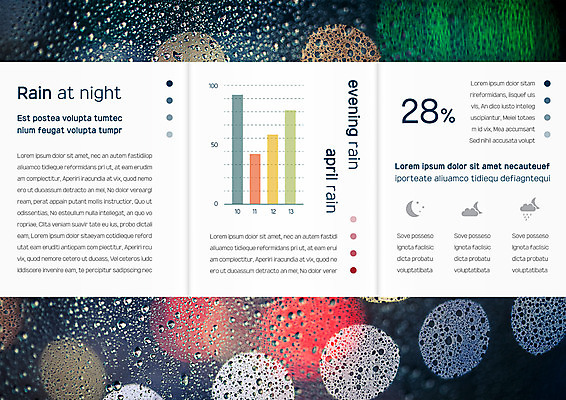 템플릿 표지디자인 북디자인 출판디자인 내지 리플렛 북커버 3단접지 창문 자연 그래프 날씨 팜플렛 사람없음 환경 비 빗방울 보케 이미지템플릿 AI파일 자연요소 비_날씨 생태계 파일형식 벡터