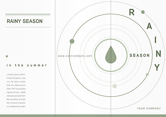 템플릿 표지디자인 북디자인 출판디자인 표지 리플렛 북커버 3단접지 자연 날씨 팜플렛 사람없음 환경 비 빗방울 이미지템플릿 AI파일 자연요소 비_날씨 생태계 파일형식 벡터