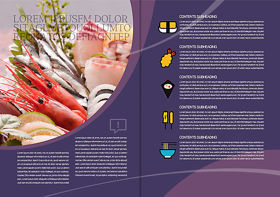 템플릿 표지디자인 북디자인 출판디자인 내지 리플렛 북커버 새우 팜플렛 사람없음 초밥 생선회 면류 어묵꼬치 해산물 마끼 일본음식 이미지템플릿 AI파일 음식 갑각류 회 꼬치 어묵 파일형식 벡터