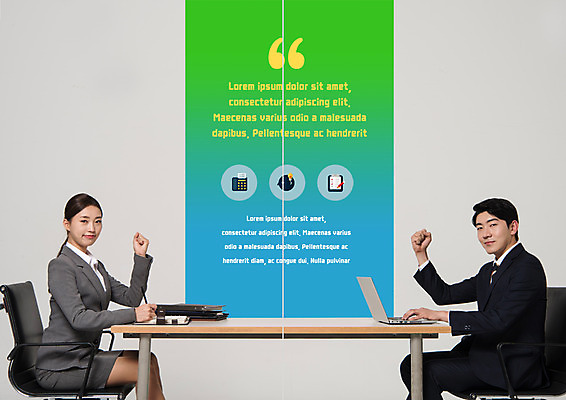 PSD 템플릿 표지디자인 북디자인 출판디자인 여자 남자 내지 리플렛 북커버 의자 비즈니스 앉기 팜플렛 20대 성인 두명 옆모습 노트북 파이팅 한국인 비즈니스맨 비즈니스우먼 책상 이미지템플릿 뷰포인트 가구 모션 사람 동양인 청년 전자제품 직장인 파일형식