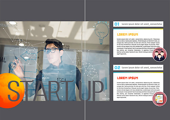 PSD 템플릿 표지디자인 북디자인 출판디자인 남자 내지 리플렛 북커버 비즈니스 전구 한명 팜플렛 상반신 20대 성인 지구본 한국인 기록 비즈니스맨 창업 매직펜 폴리곤 이미지템플릿 1 사람 동양인 청년 직장인 자영업 파일형식