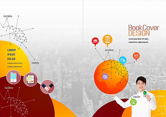 PSD 템플릿 표지디자인 북디자인 손 출판디자인 표지 남자 지구 리플렛 말풍선 북커버 비즈니스 전구 악수 한명 웃음 빌딩 팜플렛 상반신 20대 성인 태블릿 한국인 도시 이미지템플릿 1 표정 사람 동양인 손짓 청년 건물 신체부위 전자제품 스마트기기 파일형식