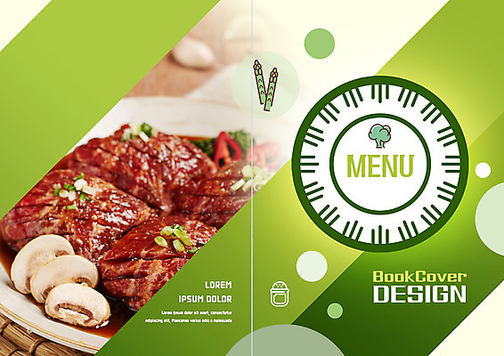 PSD 템플릿 접시 표지디자인 북디자인 출판디자인 표지 리플렛 북커버 생고기 육류 팜플렛 사람없음 버섯 메뉴 메뉴판 양념갈비 이미지템플릿 식기 식재료 갈비 파일형식