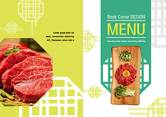 PSD 템플릿 접시 표지디자인 북디자인 출판디자인 표지 한식 리플렛 북커버 생고기 팜플렛 사람없음 소고기 메뉴판 무순 파 육회 날계란 이미지템플릿 식기 음식 채소 육류 계란 새싹채소 파일형식