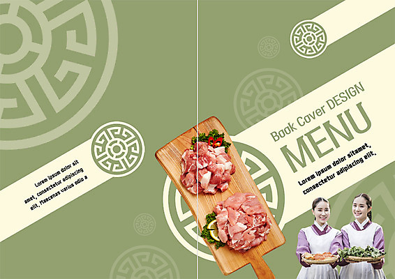 PSD 템플릿 접시 표지디자인 북디자인 출판디자인 여자 표지 리플렛 채소 북커버 생고기 육류 웃음 들기 팜플렛 상반신 성인 두명 광주리 한국인 한복 메뉴판 성인여자만 이미지템플릿 한국전통 식기 식재료 모션 표정 사람 동양인 바구니 전통의상 여자만 성인만 파일형식