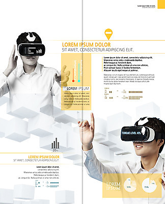 PSD 템플릿 표지디자인 북디자인 출판디자인 남자 내지 리플렛 2단접지 북커버 비즈니스 그래프 정보기술 팜플렛 상반신 20대 성인 두명 블록 한국인 비즈니스맨 스마트 3D안경 가상현실 오큘러스 VR기기 이미지템플릿 안경 컨셉 기술 사람 동양인 청년 기계 직장인 파일형식