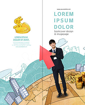 전신 PSD 템플릿 표지디자인 북디자인 출판디자인 표지 남자 화살표 리플렛 2단접지 북커버 비즈니스 한명 서기 웃음 빌딩 팜플렛 20대 성인 금융 지구본 달러 동전 한국인 비즈니스맨 이미지템플릿 1 돈 모션 표정 사람 동양인 청년 건물 경제 직장인 파일형식
