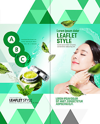 PSD 템플릿 표지디자인 북디자인 출판디자인 여자 표지 리플렛 2단접지 북커버 나뭇잎 한명 팜플렛 상반신 20대 성인 뷰티 눈감음 한국인 삼각형 수분 피부관리 수분크림 의료성형뷰티 스플래쉬 성인여자한명만 이미지템플릿 도형 1 잎 모션 사람 동양인 청년 화장품 여자한명만 성인여자만 파일형식