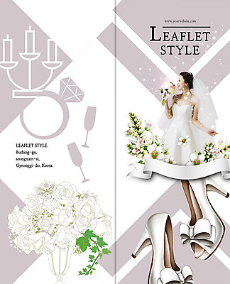 PSD 템플릿 표지디자인 북디자인 출판디자인 여자 표지 리플렛 부케 웨딩드레스 결혼 와인잔 2단접지 북커버 초 한명 팜플렛 성인 30대 한국인 반지 하이힐 성인여자한명만 이미지템플릿 1 드레스 구두 꽃다발 술잔 장신구 사람 동양인 이벤트 장년 여성화 여자한명만 성인여자만 파일형식