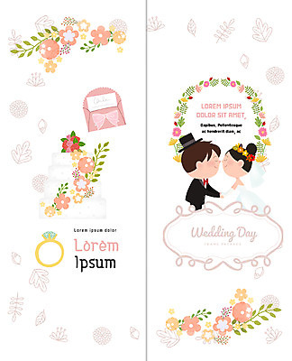 PSD 템플릿 표지디자인 북디자인 출판디자인 여자 표지 남자 꽃 신부 리플렛 신랑 결혼 2단접지 북커버 키스 팜플렛 성인 두명 반지 청첩장 이미지템플릿 식물 장신구 카드_감사 사람 이벤트 애정표현 파일형식