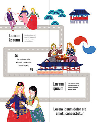 PSD 템플릿 표지디자인 북디자인 출판디자인 여자 남자 내지 리플렛 여행 2단접지 북커버 팜플렛 여러명 성인 여행객 식사 한복 태극 전통체험 제기차기 국내여행 이미지템플릿 한국전통 문양 다수 사람 전통놀이 체험 전통의상 파일형식