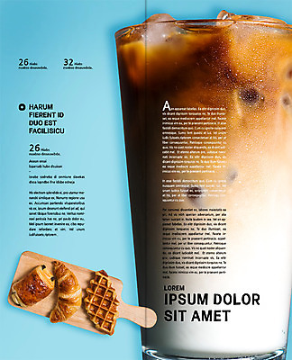 PSD 템플릿 표지디자인 북디자인 출판디자인 내지 커피 빵 리플렛 2단접지 북커버 잔 팜플렛 사람없음 크루아상 아이스커피 와플 카페라떼 뺑오쇼콜라 이미지템플릿 식기 음료 음식 디저트 라떼 파일형식