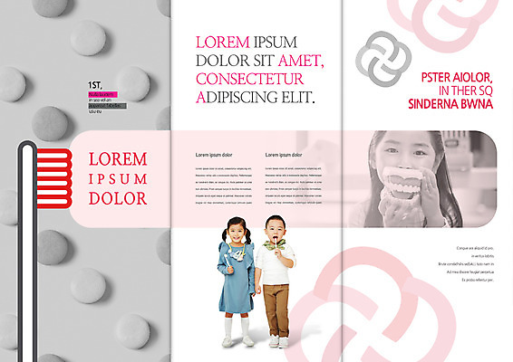 PSD 템플릿 표지디자인 북디자인 출판디자인 여자 남자 내지 어린이 리플렛 북커버 3단접지 의학 치과 소녀 소년 팜플렛 세명 한국인 양치 칫솔 치아모형 어린이만 이미지템플릿 병원 사람 동양인 위생용품 청결 치아 파일형식