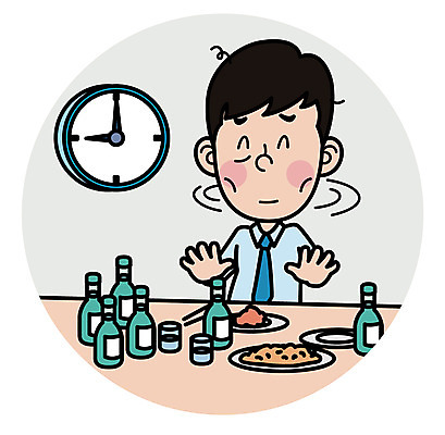 남자 시계 일러스트 주류 한명 상반신 성인 거절 음주 절제 회식 성인남자한명만 국내일러스트 AI파일 1 음료 컨셉 사람 식사 남자한명만 성인남자만 파일형식 벡터