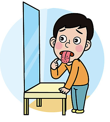 전신 남자 일러스트 한명 서기 성인 거울 혀 성인남자한명만 혓바늘 국내일러스트 AI파일 1 모션 사람 입 질병 남자한명만 성인남자만 파일형식 벡터