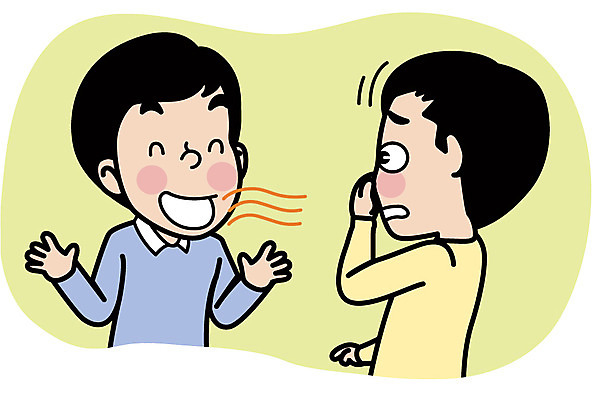 남자 일러스트 대화 서기 상반신 성인 두명 괴로움 구취 곤란 성인남자만 국내일러스트 AI파일 감정 모션 말하기 사람 냄새 남자만 성인만 파일형식 벡터