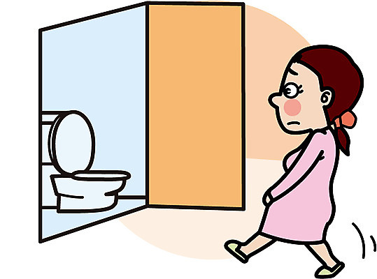 전신 여자 일러스트 한명 성인 걷기 임산부 임신 화장실 여자한명만 성인여자한명만 빈뇨 국내일러스트 AI파일 1 모션 사람 질병 여자만 성인여자만 파일형식 벡터