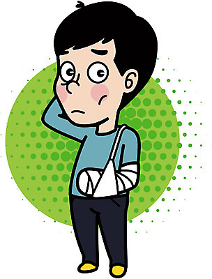 전신 남자 일러스트 한명 서기 성인 깁스 성인남자한명만 국내일러스트 AI파일 1 모션 사람 의료용품 남자한명만 성인남자만 파일형식 벡터