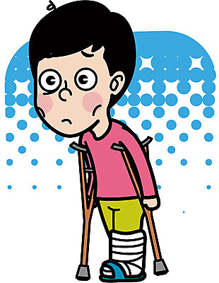 전신 남자 일러스트 한명 성인 다리 목발 깁스 성인남자한명만 국내일러스트 AI파일 1 의료기기 사람 신체부위 의료용품 남자한명만 성인남자만 파일형식 벡터