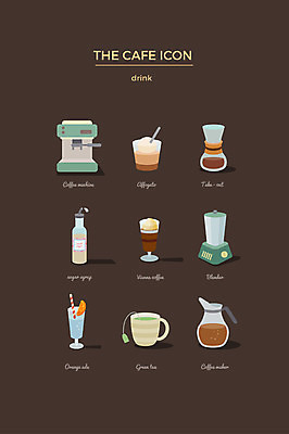 아이콘 커피 사람없음 세트 오렌지주스 녹차 커피메이커 믹서 웹아이콘 시럽 라떼 핸드드립 아포카토 2D아이콘 AI파일 음료 디저트 차_음료 과일주스 커피용품 파일형식 벡터