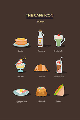아이콘 샌드위치 사람없음 세트 계란프라이 크루아상 웹아이콘 베이컨 쉐이크 팬케이크 녹차라떼 딸기쉐이크 메이플시럽 쉬폰케이크 2D아이콘 AI파일 음료 음식 빵 돼지고기 케이크 계란요리 시럽 라떼 파일형식 벡터