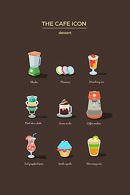 아이콘 딸기 키위 사람없음 세트 오렌지주스 컵케이크 커피메이커 믹서 민트 웹아이콘 마카롱 키위주스 자몽주스 핸드드립 2D아이콘 AI파일 과일 디저트 케이크 과일주스 허브 커피용품 파일형식 벡터