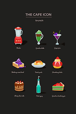 아이콘 사람없음 세트 칵테일 믹서 블루베리 파이 웹아이콘 시럽 초코케이크 포도주스 녹차쉐이크 딸기타르트 타르트 토마토파스타 2D아이콘 AI파일 빵 과일 주류 파스타 케이크 과일주스 파이_빵 쉐이크 파일형식 벡터