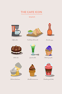 아이콘 사람없음 세트 케이크 컵케이크 커피메이커 웹아이콘 아이스크림콘 나쵸 딸기쉐이크 초코시럽 핸드믹서 2D아이콘 AI파일 디저트 초콜릿 믹서 콘 시럽 쉐이크 커피용품 파일형식 벡터