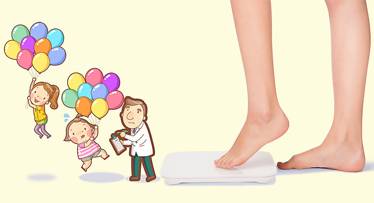 PSD 편집이미지 여자 남자 다이어트 여러명 20대 성인 뷰티 의사 하반신 다리 비만 날씬함 체중계 풍선 의료성형뷰티 이미지편집 다수 건강 사람 청년 신체부위 의료진 몸매 파일형식