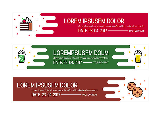 템플릿 배너 배너템플릿 가로배너 커피 사각프레임 사람없음 쿠키 케이크 현수막 레모네이드 배너세트 AI파일 음료 디저트 프레임 가로 세트 사각형 에이드 파일형식 벡터