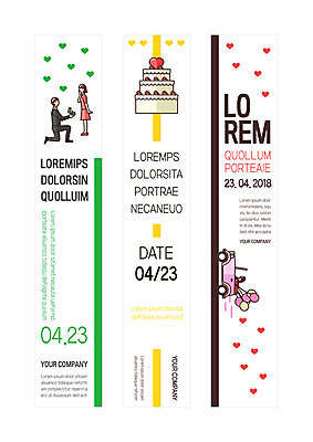템플릿 배너 배너템플릿 여자 남자 세로배너 결혼 프로포즈 사각프레임 세명 케이크 현수막 하트 풍선 웨딩카 배너세트 AI파일 모양 자동차 디저트 프레임 사람 이벤트 세로 세트 사각형 파일형식 벡터