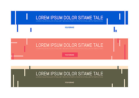 템플릿 배너 배너템플릿 가로배너 선 패턴 사각프레임 사람없음 현수막 배너세트 AI파일 무늬 프레임 가로 세트 사각형 파일형식 벡터