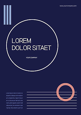 템플릿 표지 선 사람없음 원형 남색 프레젠테이션 문서템플릿 서식 레이아웃 문서 제안서 이미지템플릿 AI파일 도형 컬러 파일형식 벡터