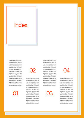 템플릿 내지 사람없음 사각형 주황색 프레젠테이션 문서템플릿 서식 레이아웃 문서 제안서 목차 이미지템플릿 AI파일 도형 컬러 파일형식 벡터
