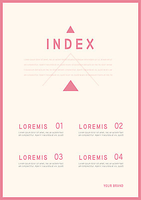 템플릿 내지 분홍색 사람없음 삼각형 프레젠테이션 문서템플릿 서식 레이아웃 문서 제안서 목차 이미지템플릿 AI파일 도형 컬러 파일형식 벡터
