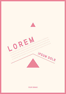 템플릿 표지 분홍색 사람없음 삼각형 프레젠테이션 문서템플릿 서식 레이아웃 문서 제안서 이미지템플릿 AI파일 도형 컬러 파일형식 벡터