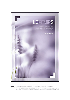 템플릿 표지 사람없음 보라색 프레젠테이션 문서템플릿 서식 레이아웃 문서 제안서 라벤더 이미지템플릿 AI파일 꽃 컬러 허브 파일형식 벡터