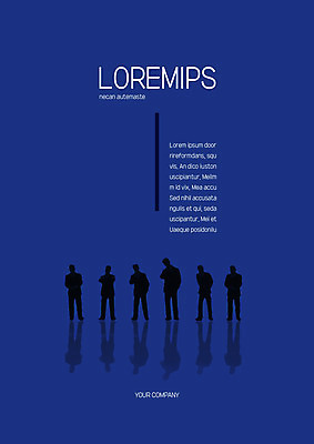 템플릿 표지 실루엣 사람 여러명 파란색 비즈니스맨 프레젠테이션 문서템플릿 서식 레이아웃 문서 제안서 이미지템플릿 AI파일 남자 컬러 다수 비즈니스 촬영기법 직장인 파일형식 벡터