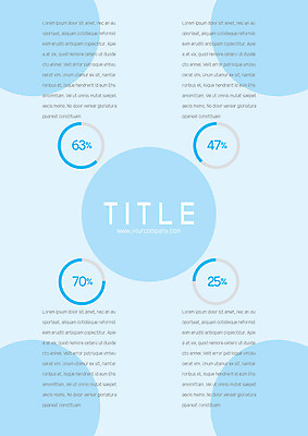 템플릿 내지 하늘색 그래프 사람없음 원형 프레젠테이션 문서템플릿 서식 레이아웃 문서 제안서 이미지템플릿 AI파일 도형 파란색 파일형식 벡터
