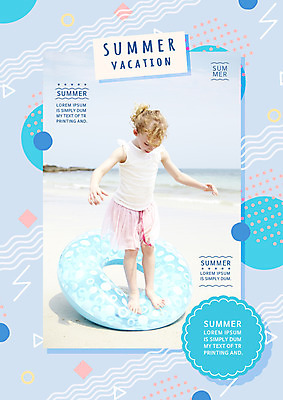 PSD 서양인 외국인 편집이미지 여자 포스터 어린이 패턴 여름방학 한명 해변 여름 원형 즐거움 튜브 이미지편집 도형 1 계절 감정 바다 무늬 방학 사람 인종 파일형식 여름_계절