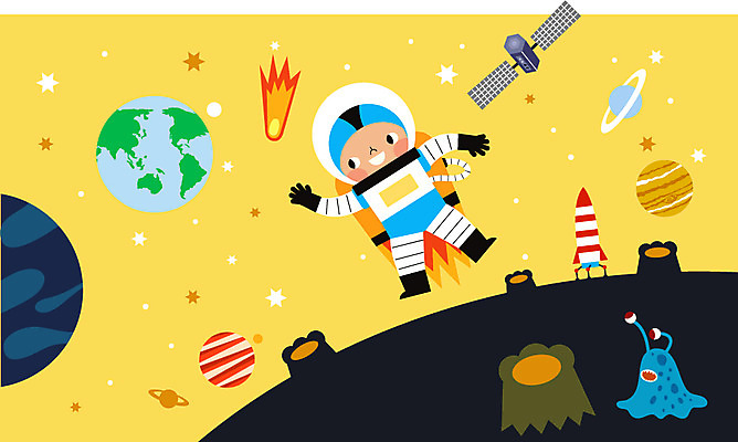 전신 남자 별 지구 여행 일러스트 한명 서기 우주 행성 인공위성 우주비행사 외계인 우주선 비행선 분화구 탐사 우주여행 혜성 국내일러스트 AI파일 자연요소 1 통신 모션 사람 미확인물체 화산 파일형식 벡터