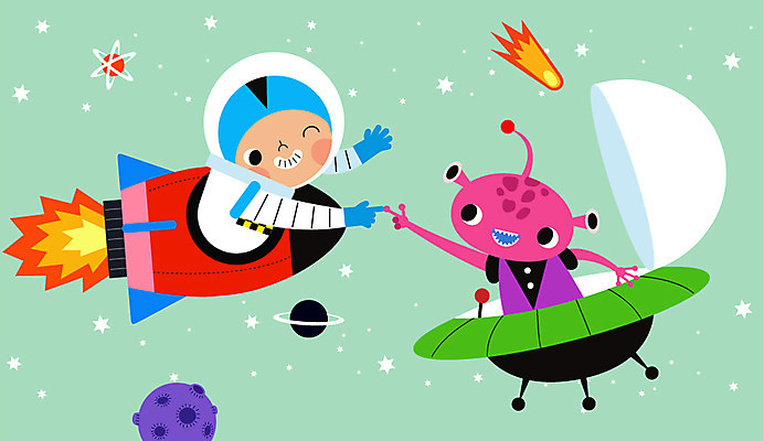 남자 별 지구 여행 일러스트 한명 상반신 친구 우주 행성 만남 우주비행사 외계인 우주선 비행선 환영 탐사 우주여행 소통 국내일러스트 AI파일 자연요소 1 컨셉 관계 사람 미확인물체 파일형식 벡터